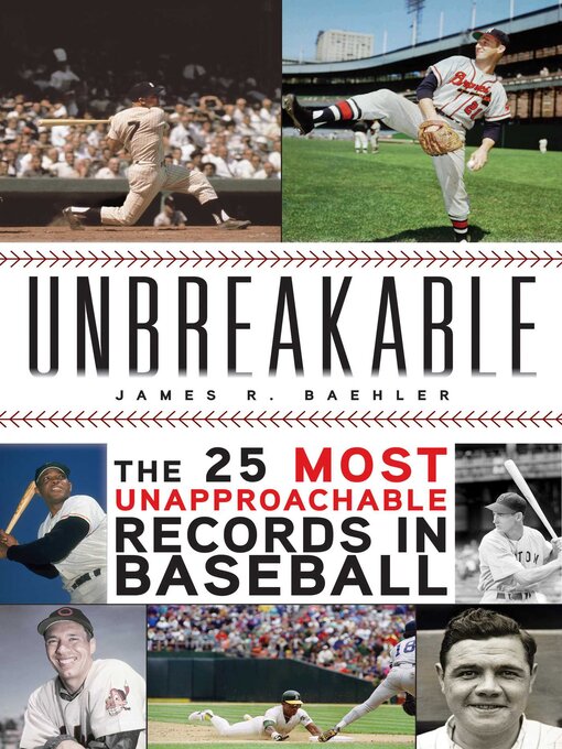 Title details for Unbreakable: the 25 Most Unapproachable Records in Baseball by James R. Baehler - Wait list